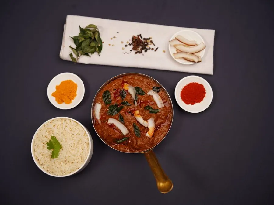 Gobi Gosht (Goat Curry with Potatoes & Cauliflower)